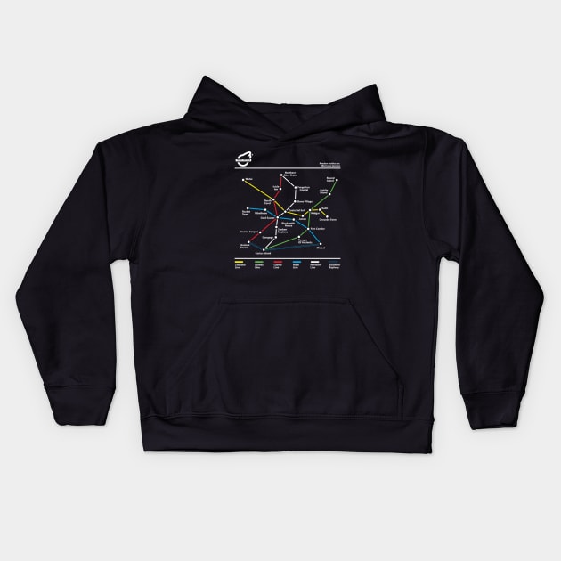 Gaia Tube Kids Hoodie by LetterQ